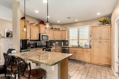 Stunning 2-bed plus den home built in 2017 featuring a on Sunland Springs Golf Course  in Arizona - for sale on GolfHomes.com, golf home, golf lot