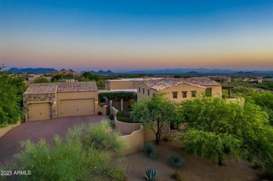 Golf Membership Available!   Charming European estate perched on Desert Mountain Golf Club - Renegade Course in Arizona - for sale on GolfHomes.com, golf home, golf lot