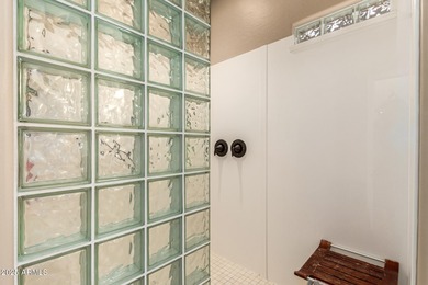 Stunning 2-bed plus den home built in 2017 featuring a on Sunland Springs Golf Course  in Arizona - for sale on GolfHomes.com, golf home, golf lot