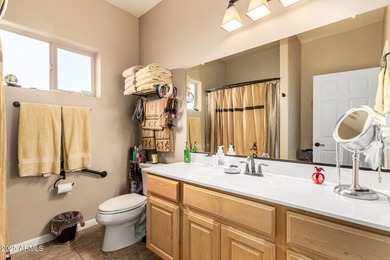 Stunning 2-bed plus den home built in 2017 featuring a on Sunland Springs Golf Course  in Arizona - for sale on GolfHomes.com, golf home, golf lot