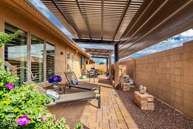 Stunning 2-bed plus den home built in 2017 featuring a on Sunland Springs Golf Course  in Arizona - for sale on GolfHomes.com, golf home, golf lot