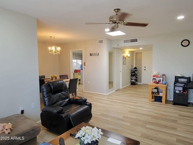 Newly upgraded. New vinyl floor plank throughout the house. New on Sun City Country Club in Arizona - for sale on GolfHomes.com, golf home, golf lot