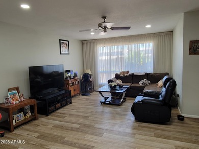 Newly upgraded. New vinyl floor plank throughout the house. New on Sun City Country Club in Arizona - for sale on GolfHomes.com, golf home, golf lot