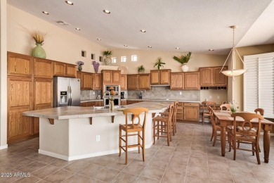 Discover your dream home with breathtaking views of the 5th hole on Oakwood Golf Club  in Arizona - for sale on GolfHomes.com, golf home, golf lot