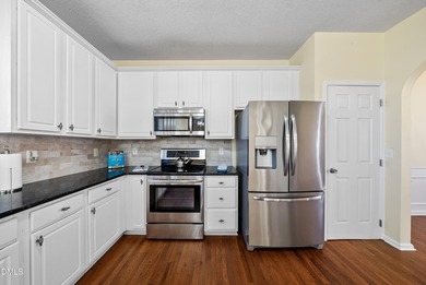 Beautifully maintained home is situated on a large lot next to a on The Crossings at Grove Park in North Carolina - for sale on GolfHomes.com, golf home, golf lot