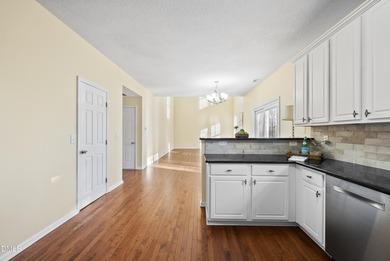 Beautifully maintained home is situated on a large lot next to a on The Crossings at Grove Park in North Carolina - for sale on GolfHomes.com, golf home, golf lot