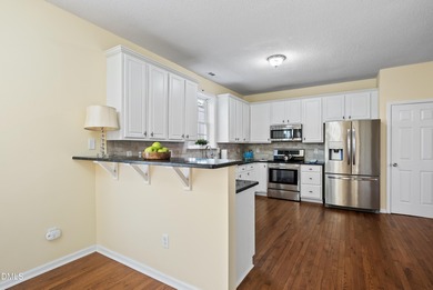 Beautifully maintained home is situated on a large lot next to a on The Crossings at Grove Park in North Carolina - for sale on GolfHomes.com, golf home, golf lot