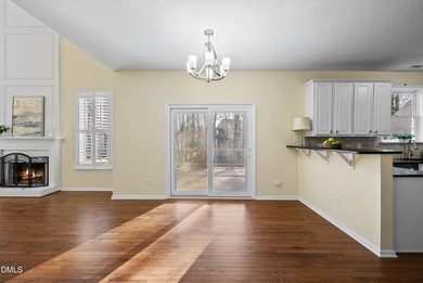 Beautifully maintained home is situated on a large lot next to a on The Crossings at Grove Park in North Carolina - for sale on GolfHomes.com, golf home, golf lot