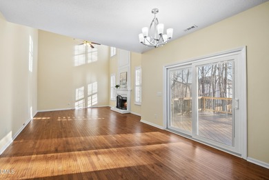 Beautifully maintained home is situated on a large lot next to a on The Crossings at Grove Park in North Carolina - for sale on GolfHomes.com, golf home, golf lot