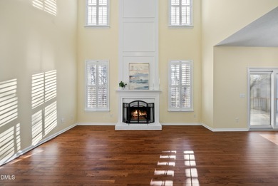 Beautifully maintained home is situated on a large lot next to a on The Crossings at Grove Park in North Carolina - for sale on GolfHomes.com, golf home, golf lot