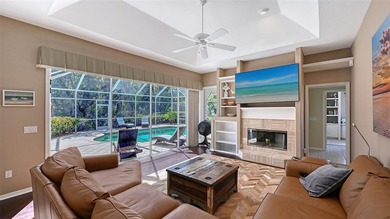 Welcome to this single-story home in the gated community of on University Park Country Club in Florida - for sale on GolfHomes.com, golf home, golf lot