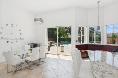 Large Pool and Patio to play in. Big fenced backyard is perfect on Keys Gate Golf Club in Florida - for sale on GolfHomes.com, golf home, golf lot