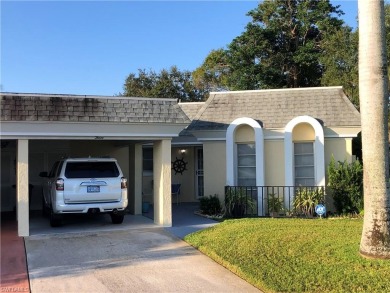 Enjoy a GOLF-COURSE VIEW from the privacy of your screened-in on Lehigh Resort Club in Florida - for sale on GolfHomes.com, golf home, golf lot