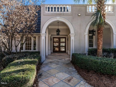 Welcome to 101 Rutherglen a Spanish-inspired villa that is a on MacGregor Downs Country Club in North Carolina - for sale on GolfHomes.com, golf home, golf lot