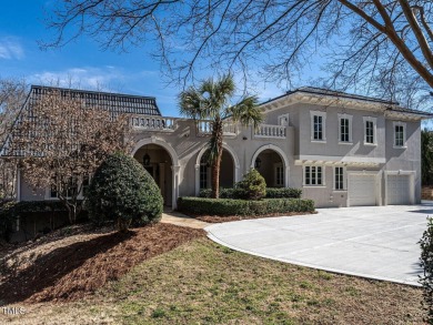 Welcome to 101 Rutherglen a Spanish-inspired villa that is a on MacGregor Downs Country Club in North Carolina - for sale on GolfHomes.com, golf home, golf lot