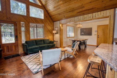 This cozy furnished A-frame cabin in Pinetop Lakes with Rec on Pinetop Lakes Golf and Country Club in Arizona - for sale on GolfHomes.com, golf home, golf lot