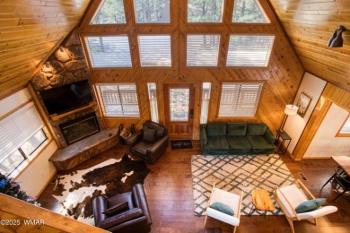 This cozy furnished A-frame cabin in Pinetop Lakes with Rec on Pinetop Lakes Golf and Country Club in Arizona - for sale on GolfHomes.com, golf home, golf lot