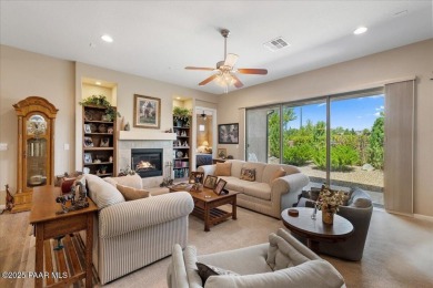 Lovely, single story, 2 bedroom, plus den, 2 bath, 2 car garage on Prescott Lakes Golf and Country Club in Arizona - for sale on GolfHomes.com, golf home, golf lot