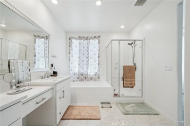 Experience the charm of Spanish-style architecture in this on El Rancho Verde Golf Club in California - for sale on GolfHomes.com, golf home, golf lot