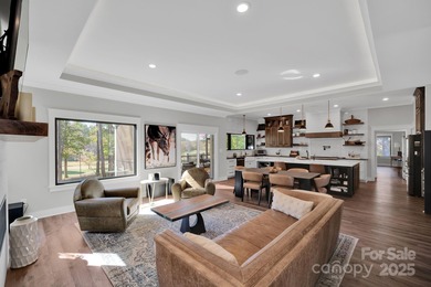 A truly exceptional, custom-built home perfectly positioned on 1 on Rock Barn Golf and Spa in North Carolina - for sale on GolfHomes.com, golf home, golf lot