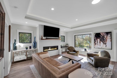 A truly exceptional, custom-built home perfectly positioned on 1 on Rock Barn Golf and Spa in North Carolina - for sale on GolfHomes.com, golf home, golf lot