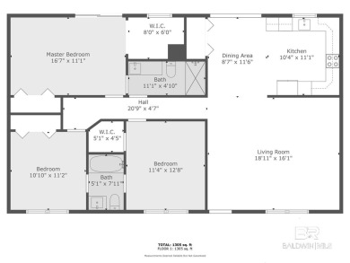 Enjoy living in convenient Lake Forest in this updated one-story on Lake Forest Yacht and Country Club in Alabama - for sale on GolfHomes.com, golf home, golf lot