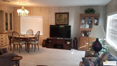 This 2bed,2bath fully furnished 1120 sq ft home located in El on Tahquitz Creek Golf Resort in California - for sale on GolfHomes.com, golf home, golf lot