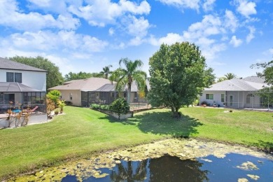 Under contract-accepting backup offers. Immaculate Pool Home on on The Eagles Golf Course and Club in Florida - for sale on GolfHomes.com, golf home, golf lot