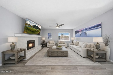 Enjoy GOLF COURSE VIEWS from your very own private backyard on Dobson Ranch Municipal Golf Course in Arizona - for sale on GolfHomes.com, golf home, golf lot