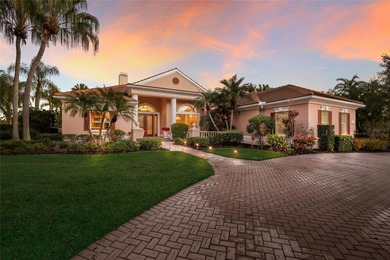 This custom Mediterranean style home in the Hyde Park village of on University Park Country Club in Florida - for sale on GolfHomes.com, golf home, golf lot