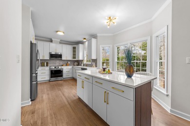 Beautifully renovated and truly move-in ready, this brick-front on Devils Ridge Golf Club in North Carolina - for sale on GolfHomes.com, golf home, golf lot