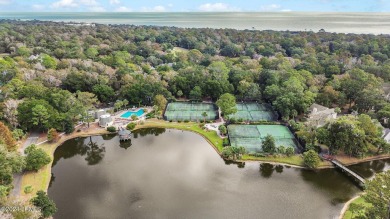 Experience coastal living in this luxurious 2BD/2BA Evian Villa on Shipyard Golf Club in South Carolina - for sale on GolfHomes.com, golf home, golf lot