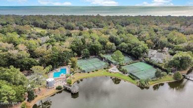 Experience coastal living in this luxurious 2BD/2BA Evian Villa on Shipyard Golf Club in South Carolina - for sale on GolfHomes.com, golf home, golf lot