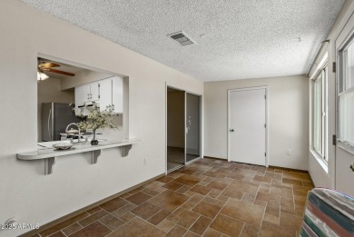Updated and move-in ready! This 2 bed, 2 bath patio home in Sun on Sun City Lakes West and East in Arizona - for sale on GolfHomes.com, golf home, golf lot