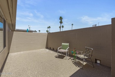 Updated and move-in ready! This 2 bed, 2 bath patio home in Sun on Sun City Lakes West and East in Arizona - for sale on GolfHomes.com, golf home, golf lot
