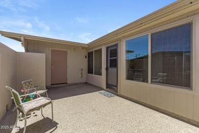 Updated and move-in ready! This 2 bed, 2 bath patio home in Sun on Sun City Lakes West and East in Arizona - for sale on GolfHomes.com, golf home, golf lot
