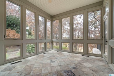 This stunning all-brick executive home sits on a private 1 on Riverchase Country Club in Alabama - for sale on GolfHomes.com, golf home, golf lot