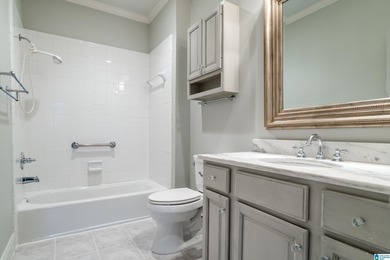 This stunning all-brick executive home sits on a private 1 on Riverchase Country Club in Alabama - for sale on GolfHomes.com, golf home, golf lot