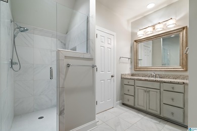 This stunning all-brick executive home sits on a private 1 on Riverchase Country Club in Alabama - for sale on GolfHomes.com, golf home, golf lot