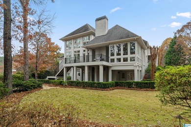 This stunning all-brick executive home sits on a private 1 on Riverchase Country Club in Alabama - for sale on GolfHomes.com, golf home, golf lot