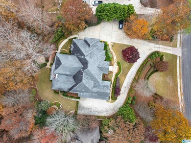 This stunning all-brick executive home sits on a private 1 on Riverchase Country Club in Alabama - for sale on GolfHomes.com, golf home, golf lot
