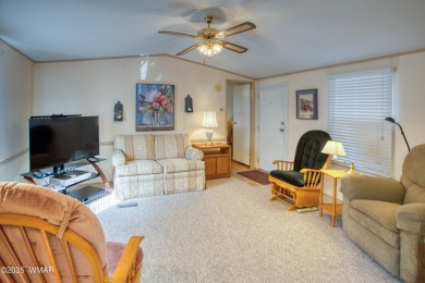 Located in Pinetop Lakes Mobile Homes. Single wide w/shed out on Pinetop Lakes Golf and Country Club in Arizona - for sale on GolfHomes.com, golf home, golf lot