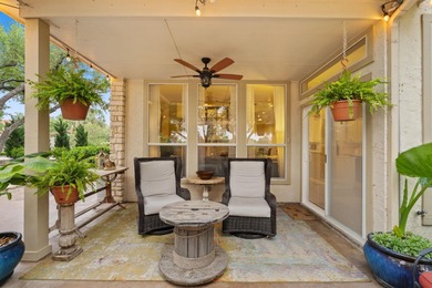 Nestled beneath a canopy of mature trees and overlooking the on Slick Rock Golf Course - Horseshoe Bay in Texas - for sale on GolfHomes.com, golf home, golf lot