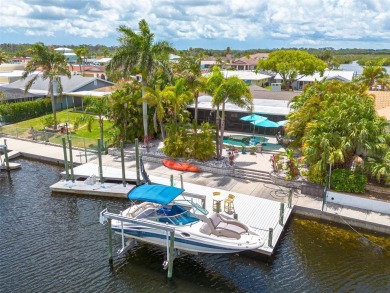 Welcome to your tropical paradise located in the sought after on Gulf Harbors Golf Course in Florida - for sale on GolfHomes.com, golf home, golf lot
