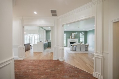 Welcome to this stunning single-story residence where modern on Oak Tree National Golf and Country Club in Oklahoma - for sale on GolfHomes.com, golf home, golf lot