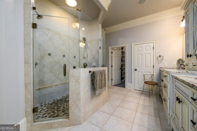 Stunning Ranch-Style Abode with distinctive style, lux and on TPC At Sugarloaf Golf Club in Georgia - for sale on GolfHomes.com, golf home, golf lot