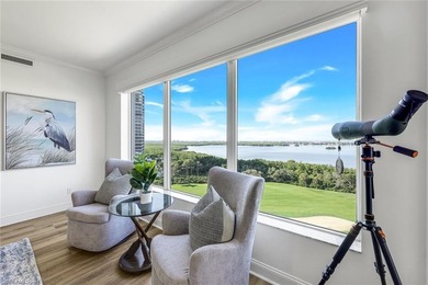 Stunning views and exceptional lifestyle await in Vistas #1103 on Bonita Bay West in Florida - for sale on GolfHomes.com, golf home, golf lot