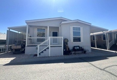 This 2021 model year "pre-owned" home that is on Hemet West Mobile Estates in California - for sale on GolfHomes.com, golf home, golf lot