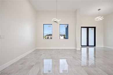 Brand new construction with nearly 2,800 sq. ft. of thoughtfully on Burnt Store Golf Club in Florida - for sale on GolfHomes.com, golf home, golf lot