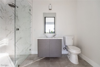 Brand new construction with nearly 2,800 sq. ft. of thoughtfully on Burnt Store Golf Club in Florida - for sale on GolfHomes.com, golf home, golf lot